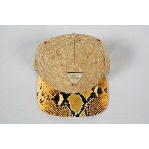 HATer Cork Snakeskin Strapback Hat Unisex Onesize NEW!!